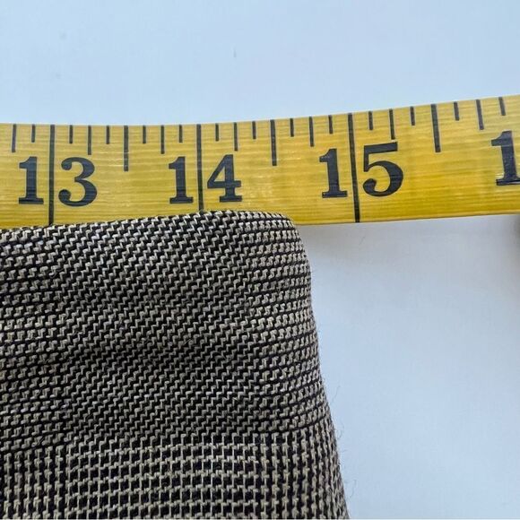 Worth New York Vintage Brown Twill Wool Blend Career Trouser Pants Womens Size 2 - Picture 9 of 10